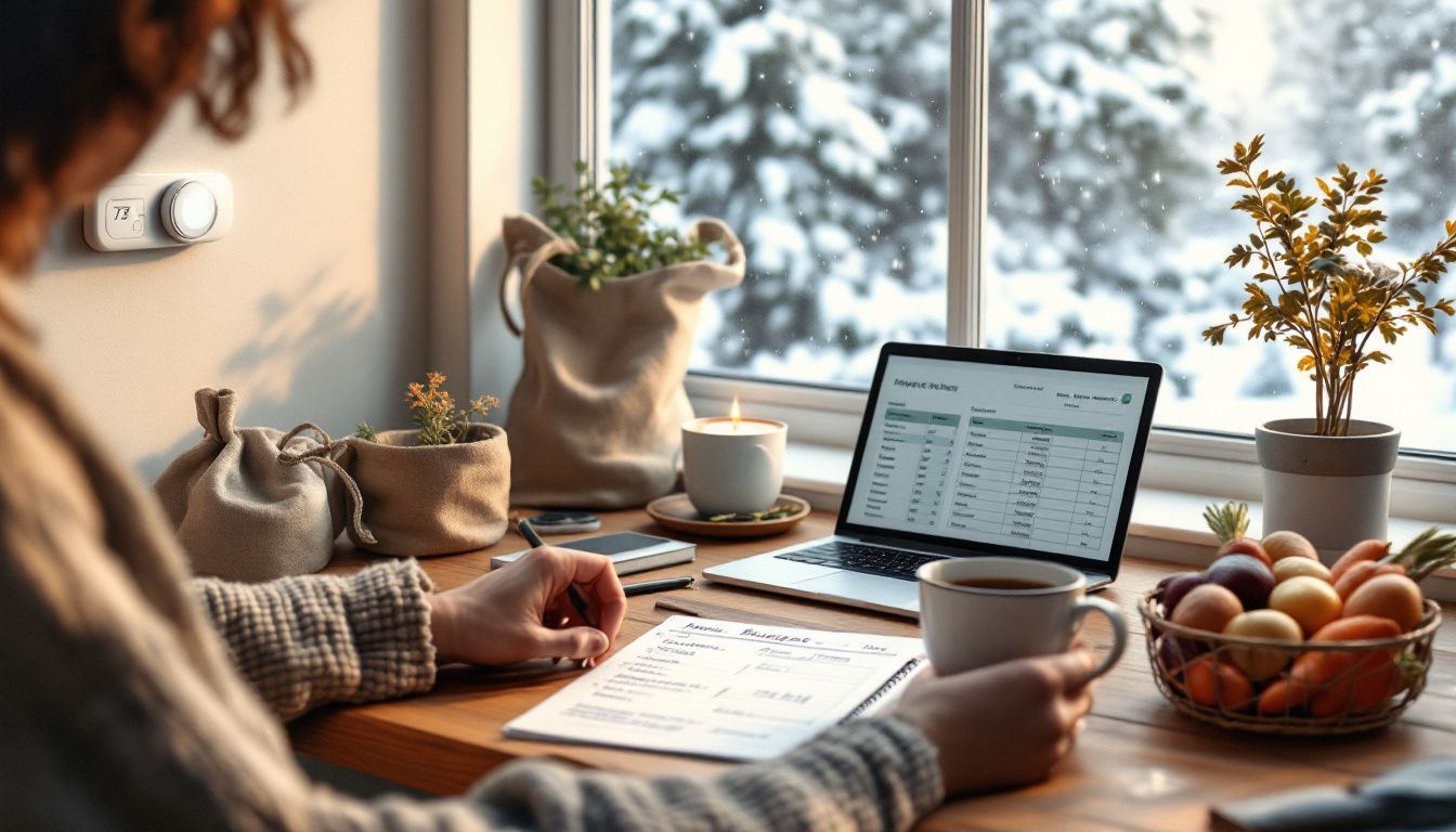 Organizando o orçamento doméstico no inverno