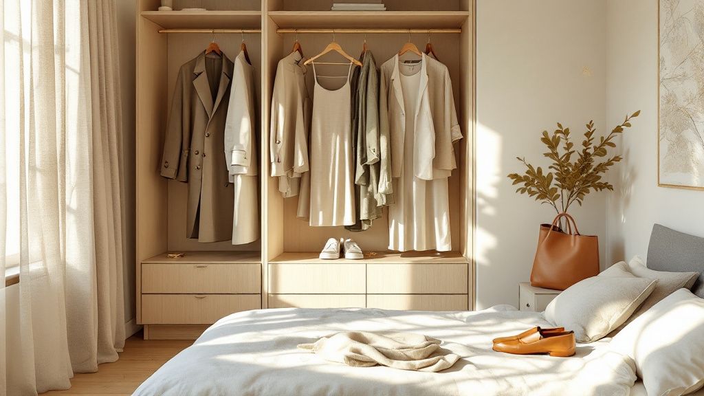 Guarda-roupa cápsula feminino para a primavera: base prática para o dia a dia