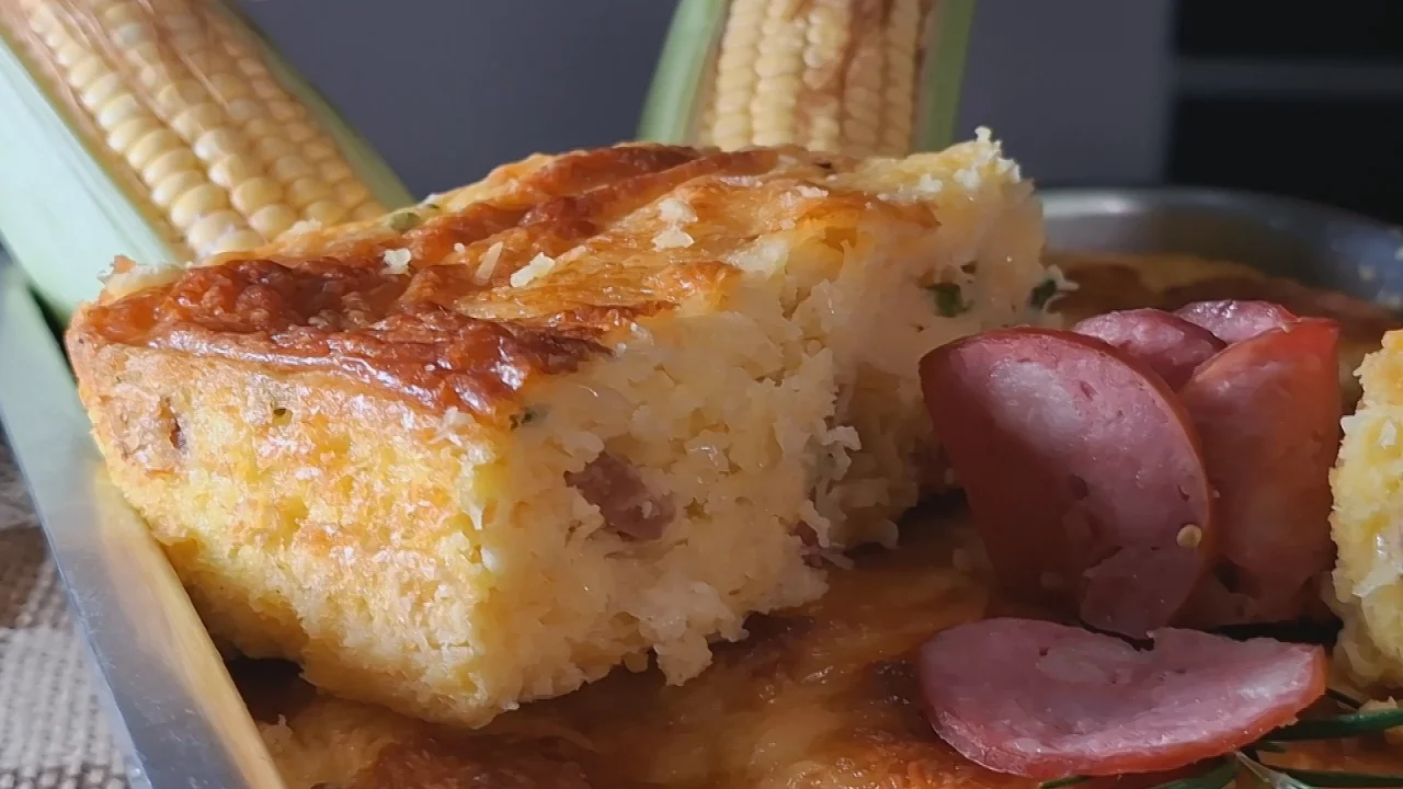 Oven-baked pamonha with blender-made batter: learn how to prepare